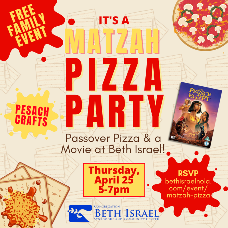 Banner Image for Kids' Matzah Pizza & Movie